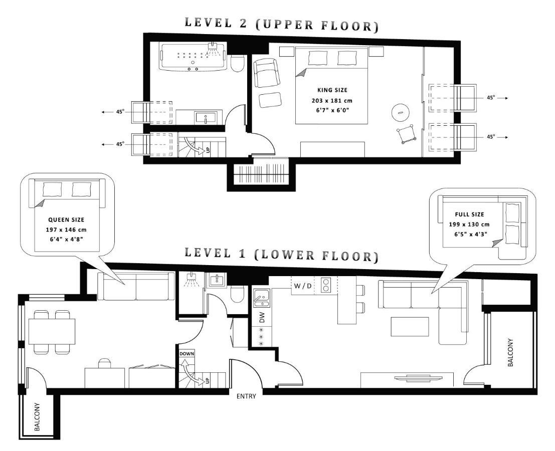 Unique Luxurious Jacuzzi Penthouse Duplex In Center! 2 Baths! Free Parking! * Σόφια